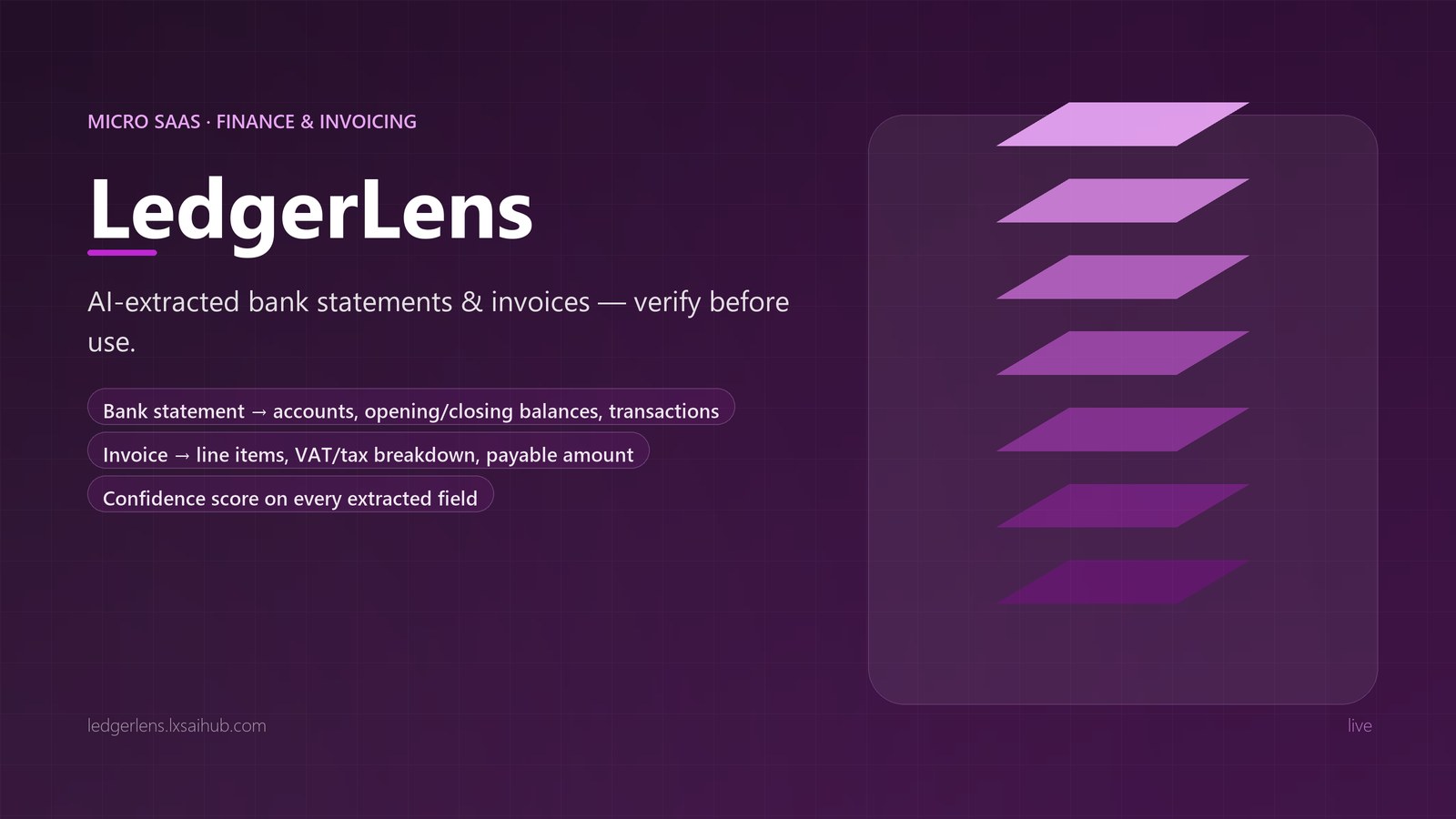 LedgerLens feature overview